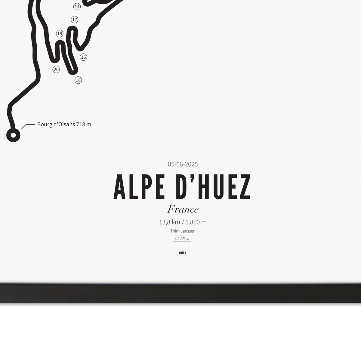 Poster of Alpe d'Huez | WIJCK.
